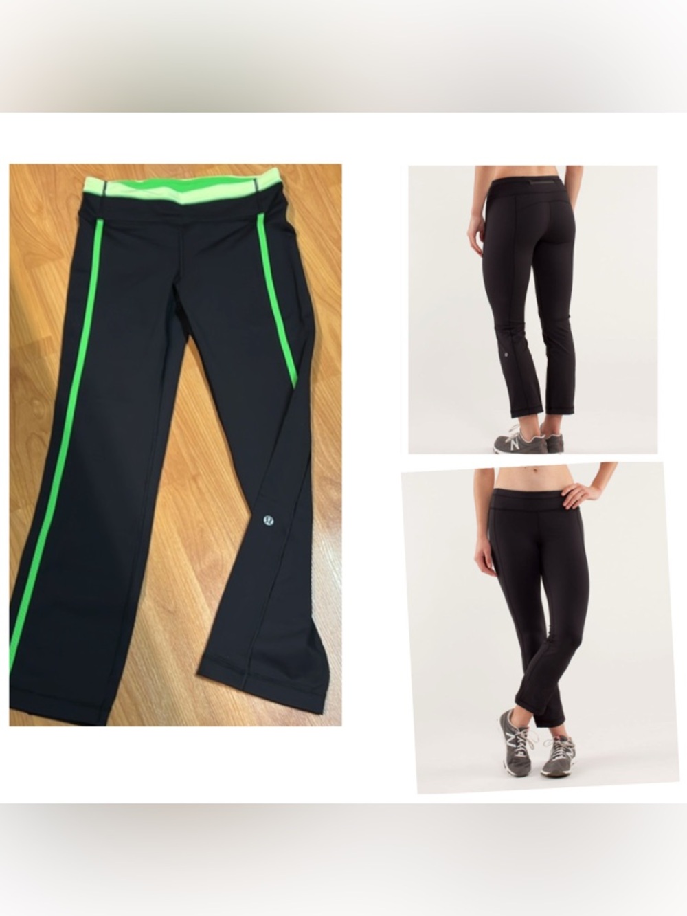 NWOT - *Rare Lululemon Run: Rise And Shine Pant (US 6) Black